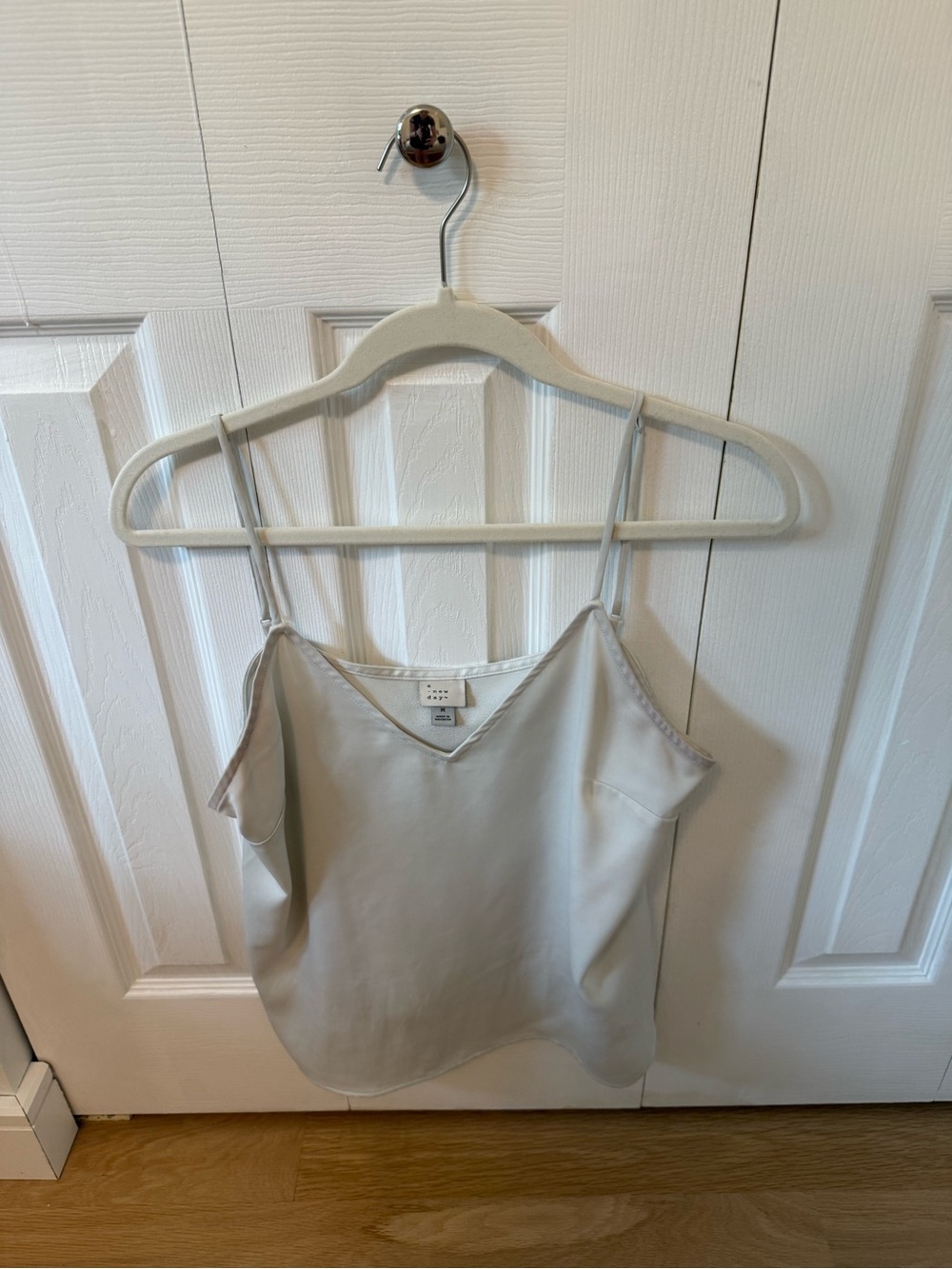 A New Day Cream V-Neck Spaghetti Strap Camisole
